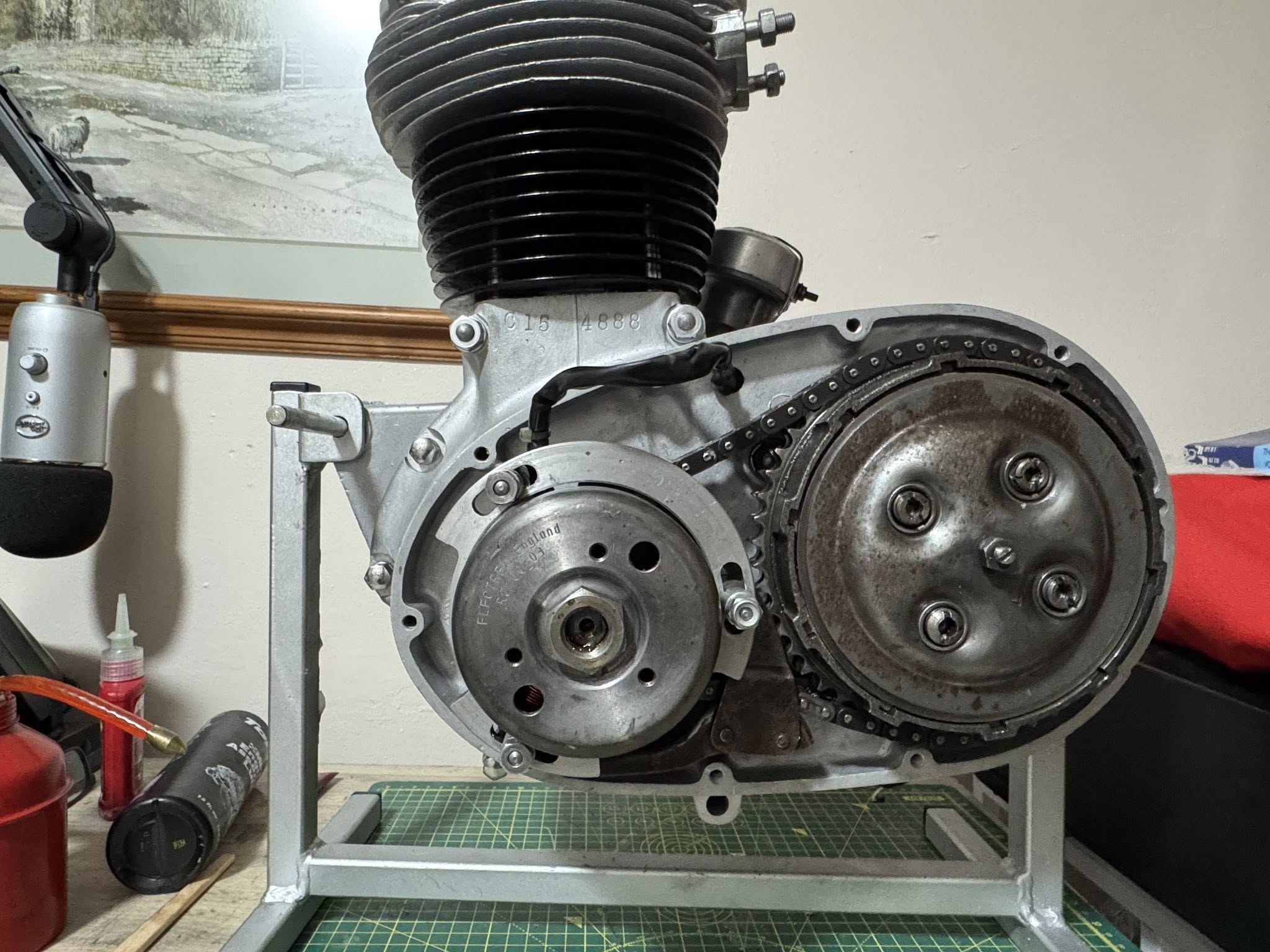 31st jam clutch and ignition system installed in engine