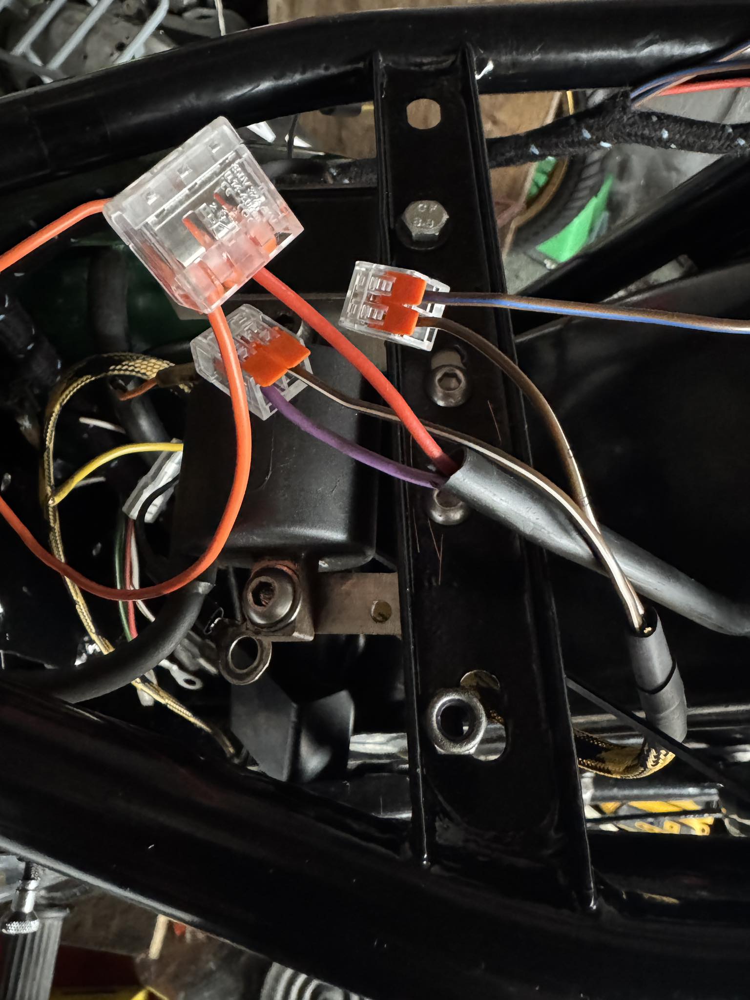 wago connectors on my C15