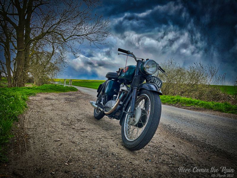 dave cloughs 1959 BSA C15 Motorcycle