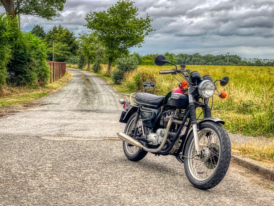 cloughies 1978 T140 Triumph motorcycle